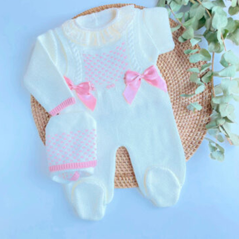 Petito Jacquard perla rosa viejo