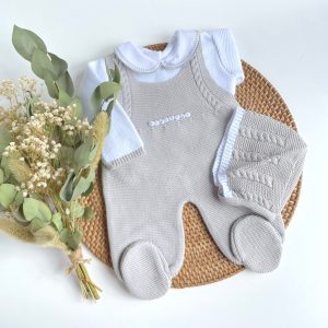 Peto Paula Gris Blanco